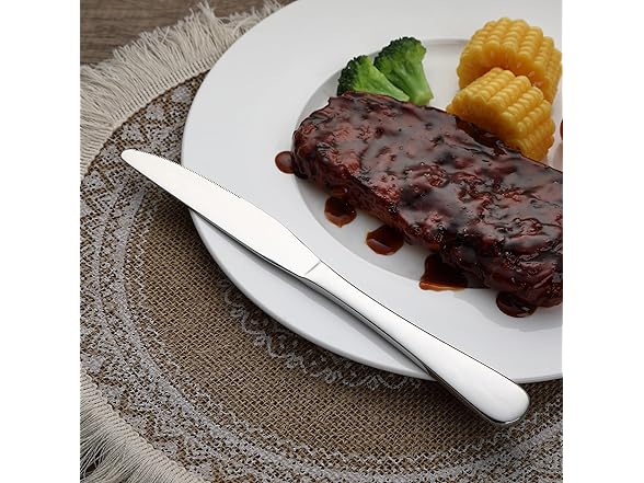 Stainless Steel Dinner Knives- 120 count