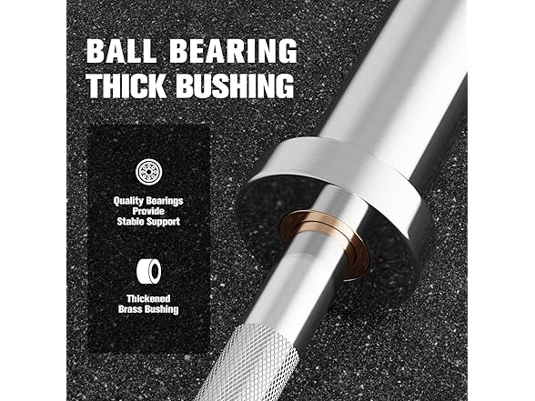 RITFIT Olympic Barbell Bar | 4Ft | 2In