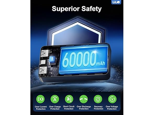 LILIO Portable Charger Power Bank