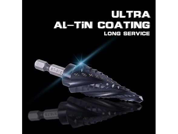 Witwocky Four Spiral Flute Cobalt Step