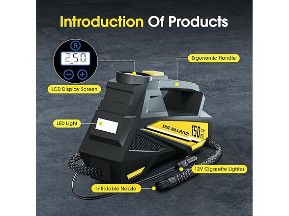 FLYKID Portable Air Compressor | 150PSI