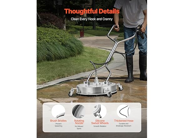 VEVOR Pressure Washer Surface Cleaner, 20in