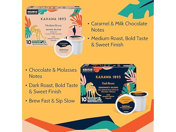 Kahawa 1893 K-Cup Variety 40ct
