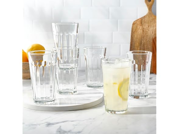 Mikasa Mable Glass Tumbler Set of 6 