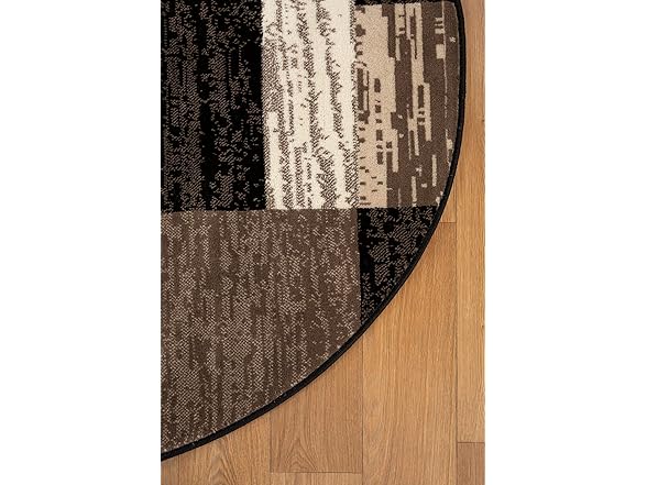 Superior Jute Backed Geometric Indoor Area Rug