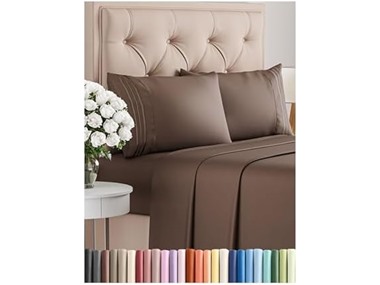 $21.99, Was $63.99, 65% Off! 6 Piece Extra Deep Breathable Sheet Set dealfomo