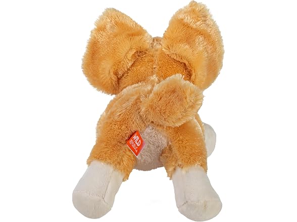 Wild Republic Ecofuzzies Fennec Fox Stuffed Animal - 7"