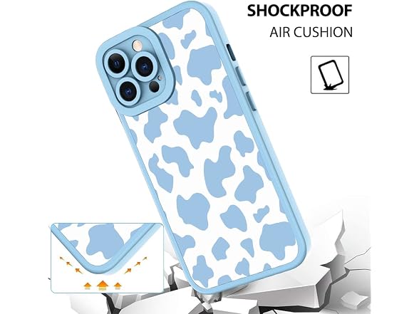 ZIYE for iPhone 13 Pro Max Case Cow
