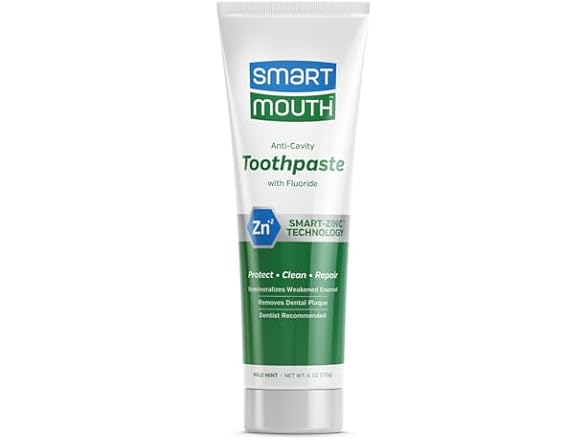 SmartMouth Anti Cavity Zinc Toothpaste 6oz