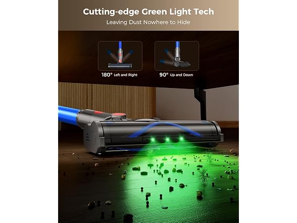 SVHT Lightweight Cordless Vacuum, Blue