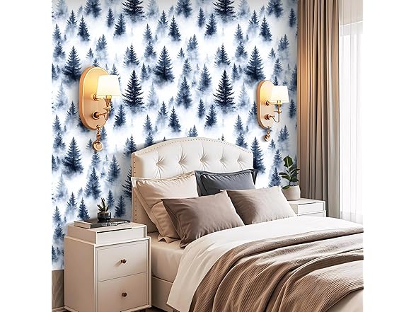 LaiTique Forest Peel Stick Wallpaper