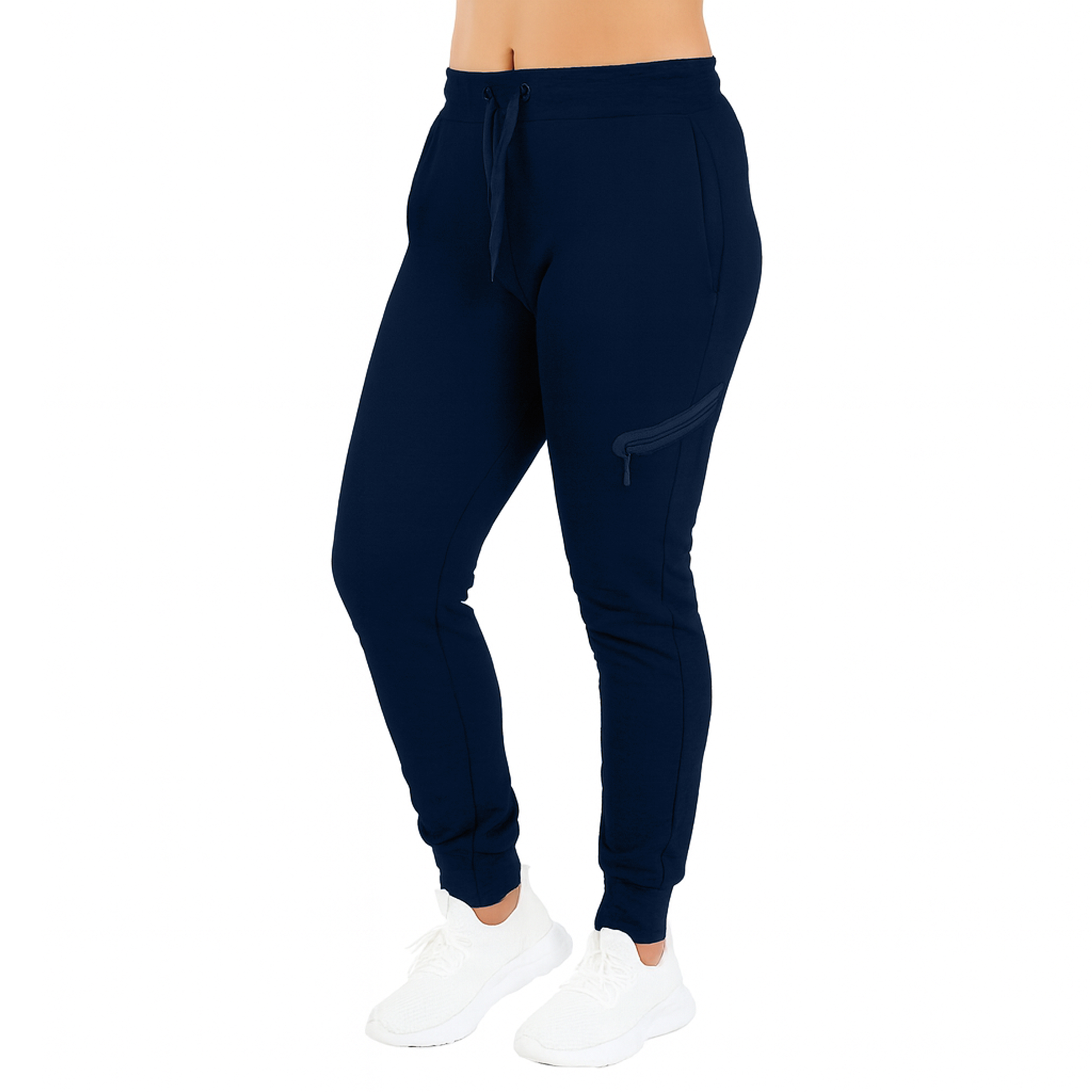 (1 or 2Pk) Womens Tech Fleece Jogger Pants - Gallery 17