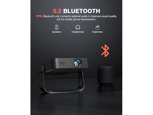 Mini Projector with WiFi and Bluetooth