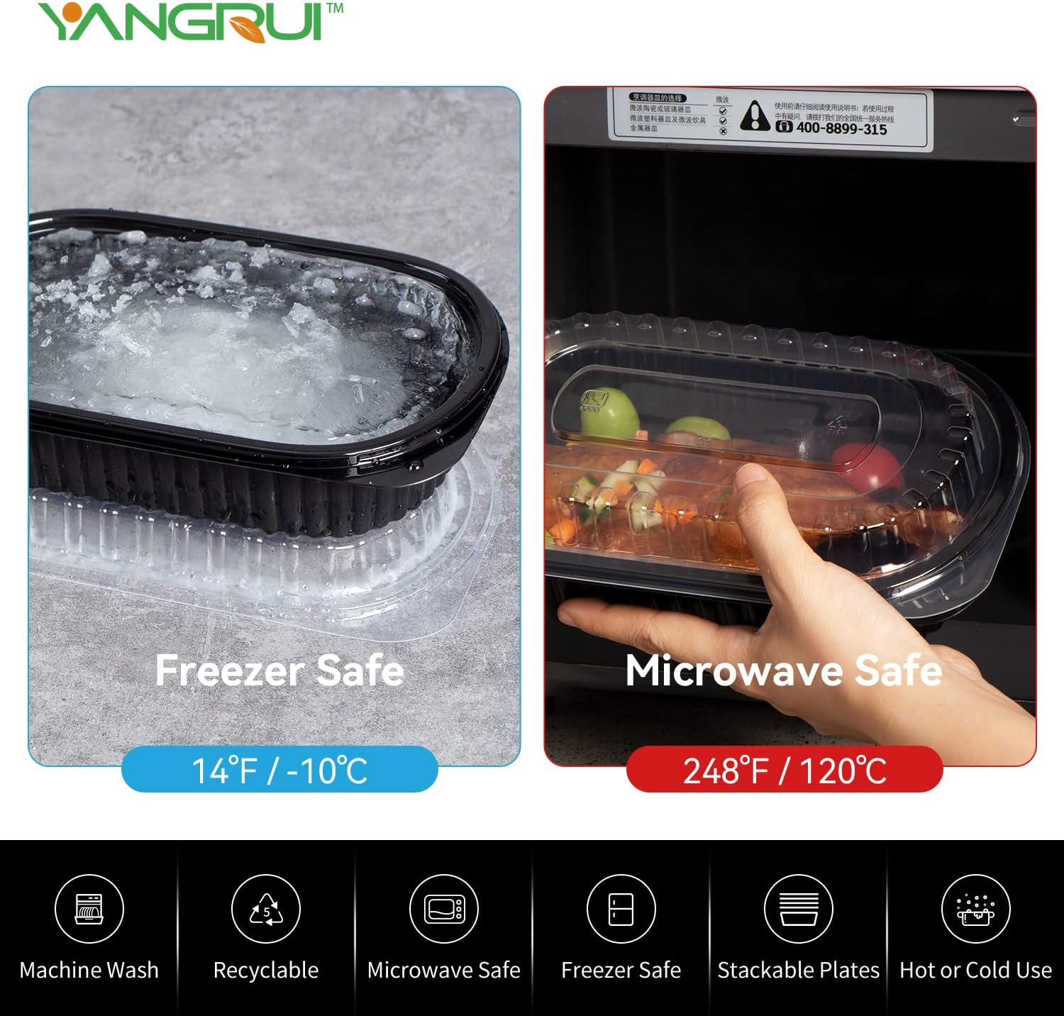 45 Pack Reusable To Go Food Containers - Gallery 9
