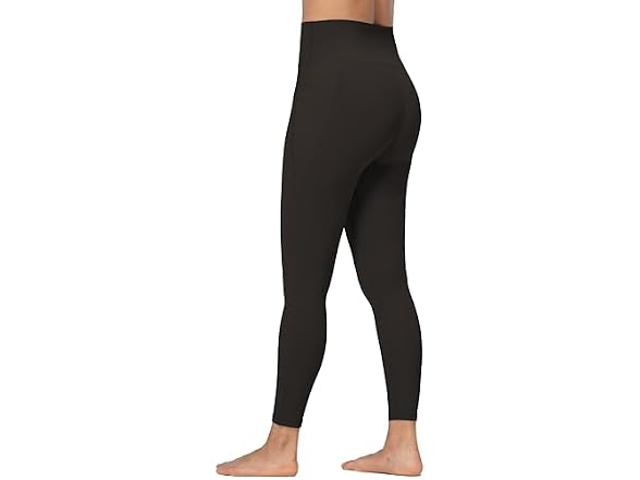 Sunzel Womens Leggings 25in L Brown W/pockets