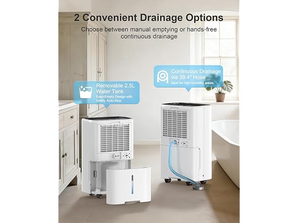 Pluscent 52 Pints Large Dehumidifier