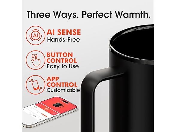14oz Heated Coffee Mug
