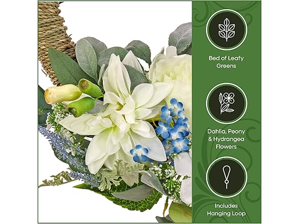 National Tree Company 20" Artificial Spring Wreath