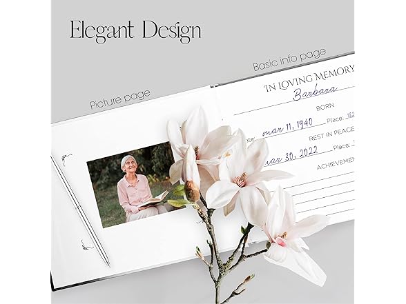 Generic Funeral Guest Book