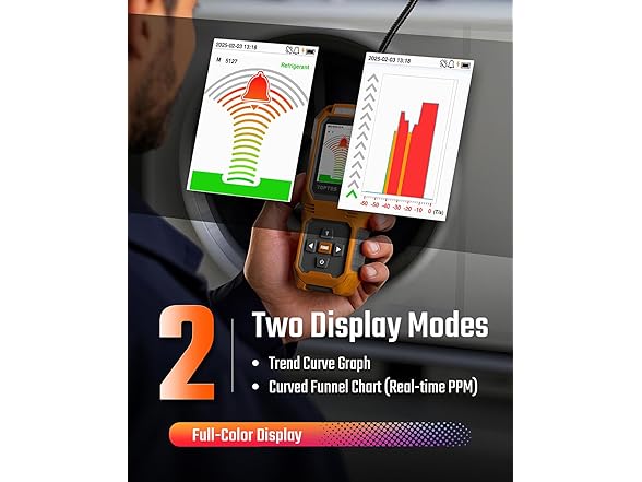 TOPTES RT-389 Rechargeable Refrigerant Leak Detector