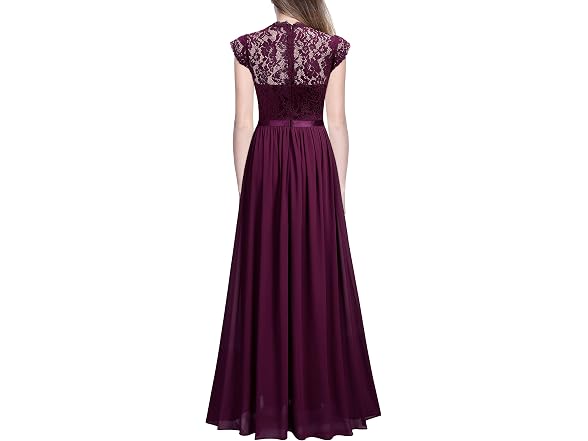 Miusol Women (M) Formal Lace Evening Party Dress