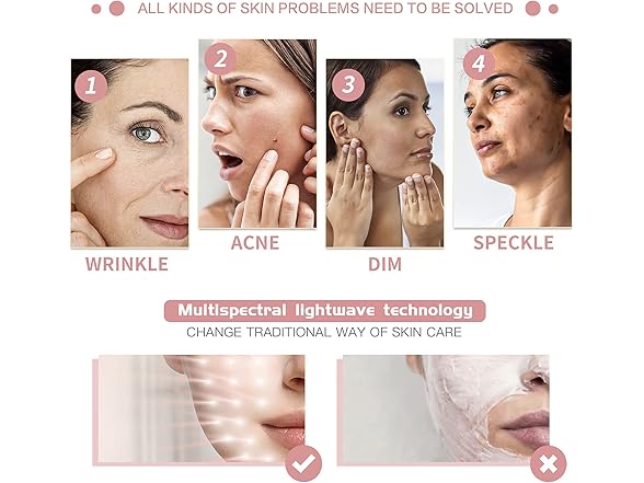 HXDZFX LED FACIAL LIGHT THERAPY MASK