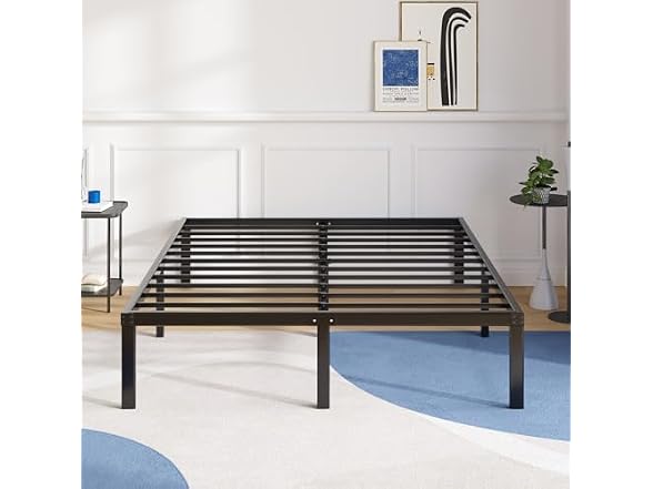 Avenco Metal Platform Bed Frame King