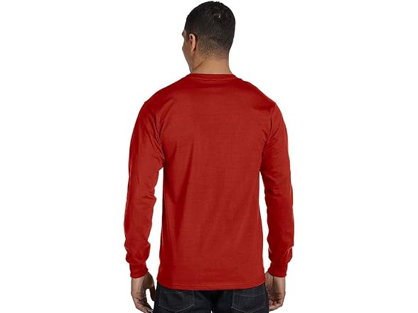 Hanes Long Sleeve Beefy T-Shirt - 5186,