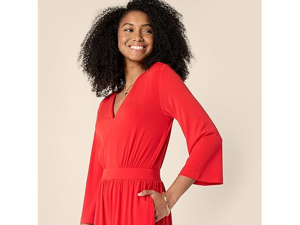 AE Womens VNeck WideLeg Jumpsuit (S & L)