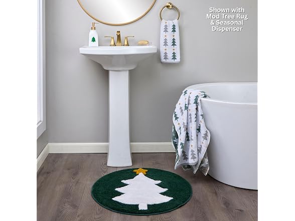 SKL Home Multi Trees 100% Cotton Premium Bath Towel