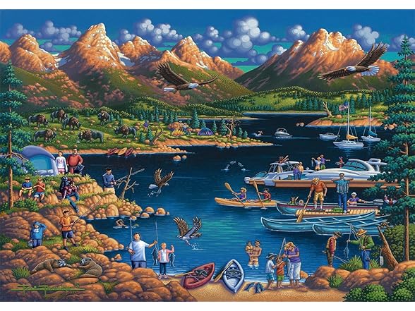 Eric Dowdle - Grand Teton - 300 Piece Jigsaw Puzzle