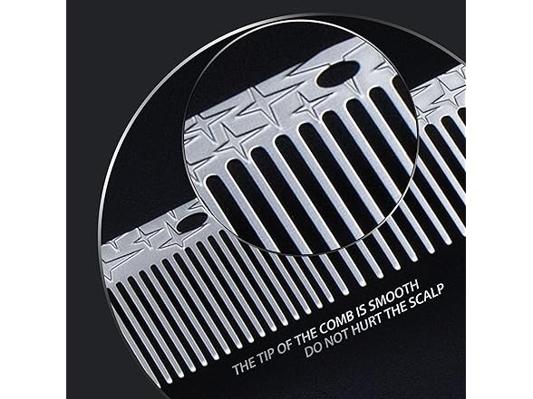 Dolmifapro 2 Pcs Metal Comb, Rat Tail