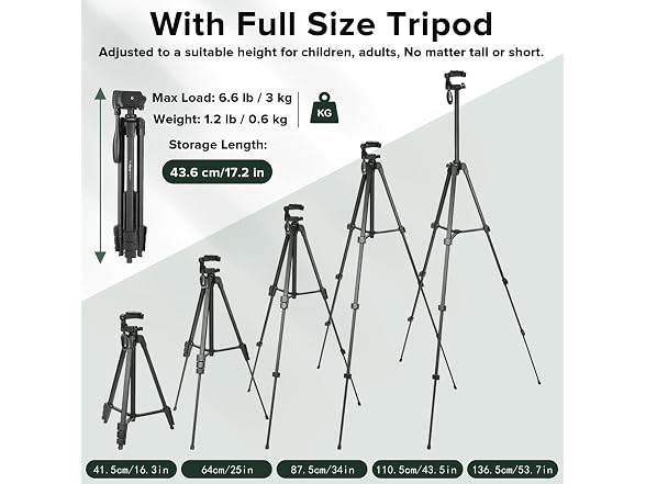 Gosky 20-60x65 Spotting Scope w/ Full Size Tripood