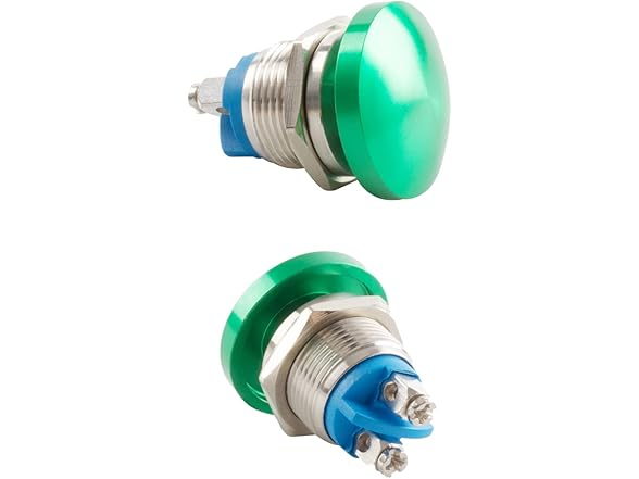 Mushroom Push Button Switch 2Pcs IP65