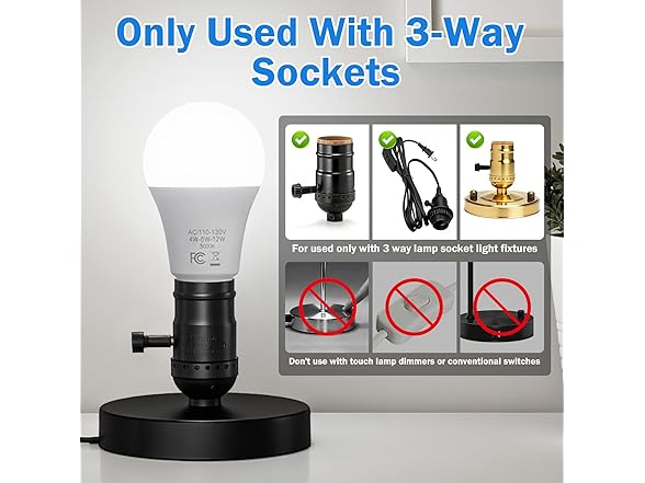 Yochoice 4-Pack LED Light Bulbs