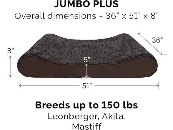 Furhaven Cooling Gel Bed for Large Dogs