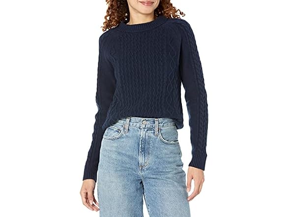 Amazon Essentials Women Stitch Cable Sweater