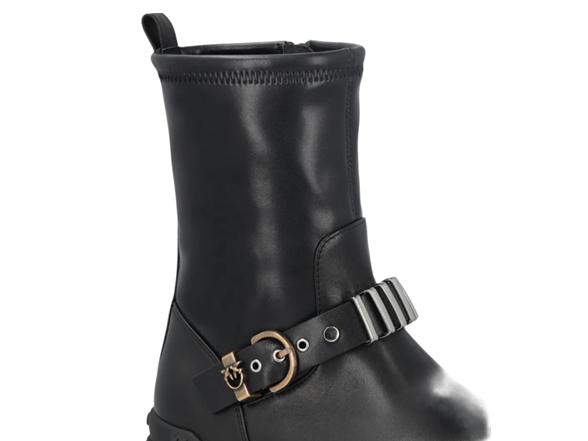 Pinko Mia 27 Leather Boots Black 41