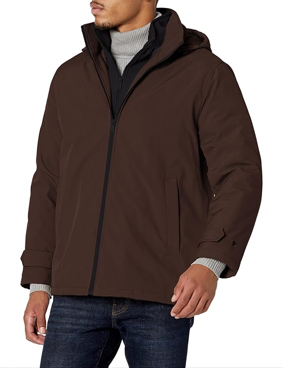 Dockers Mens Dwight Soft Shell Bib Jacket - Gallery 11