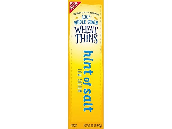 Wheat Thins Low Sodium 8.5oz (1pk)