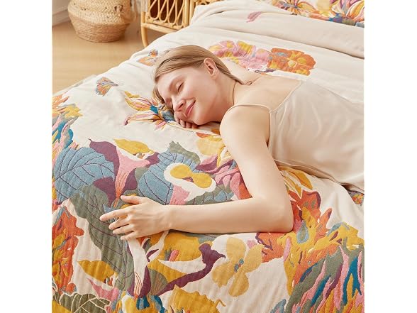 LUTBM 60x80 Boho Cotton Throw Blanket