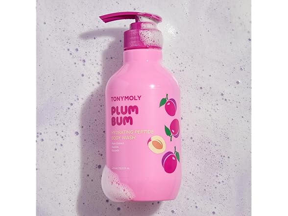TONYMOLY Plum Bum Peptide Hydrating Body Wash