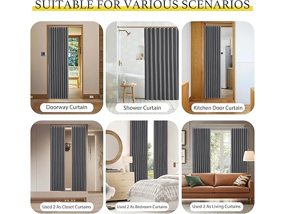 NICETOWN Blackout Bedroom Curtain (1 Panel)