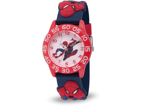 Marvel Spider-Man Kids' Plastic Strap Watch