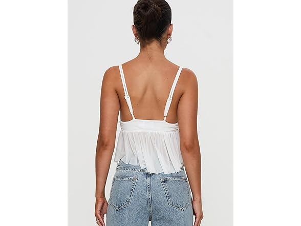 Princess Polly Corella Mesh Bustier Crop Top