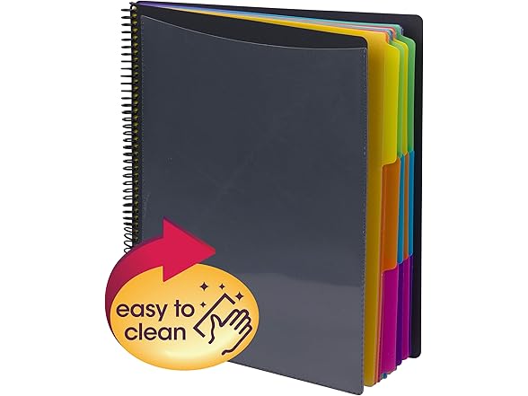 SMEAD 24 Pocket Poly Project Organizer