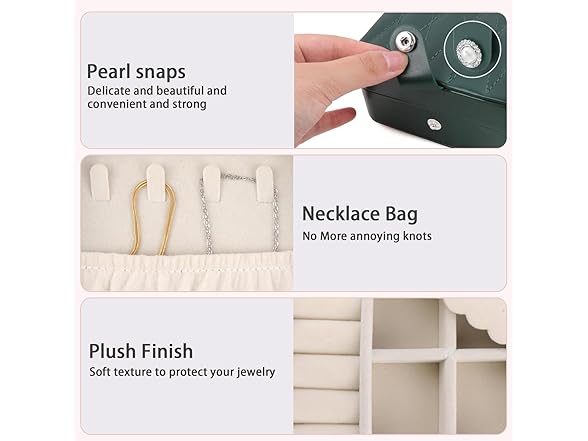 Meifannao Travel Jewelry Case