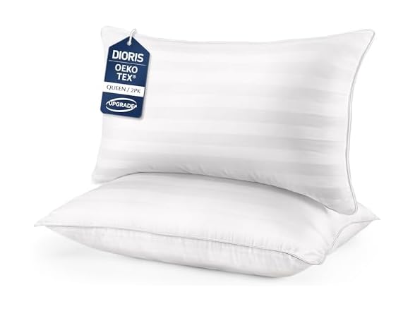 DIORIS Pillows Queen Size Set of 2
