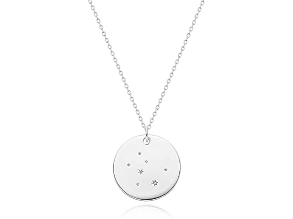 MEVECCO Sliver Necklace Zodiac Taurus