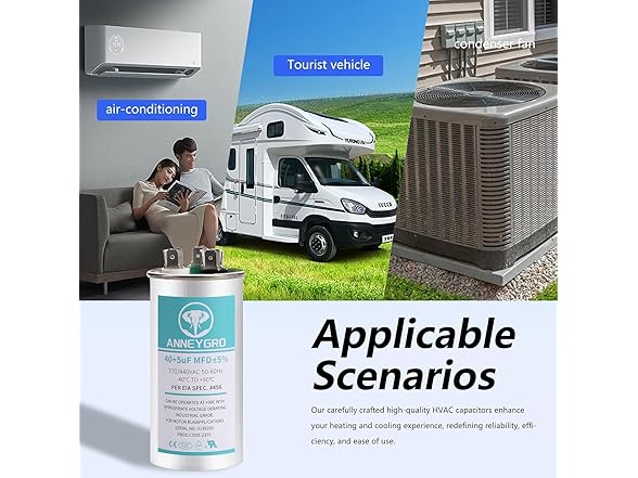AC Capacitor for HVAC Systems